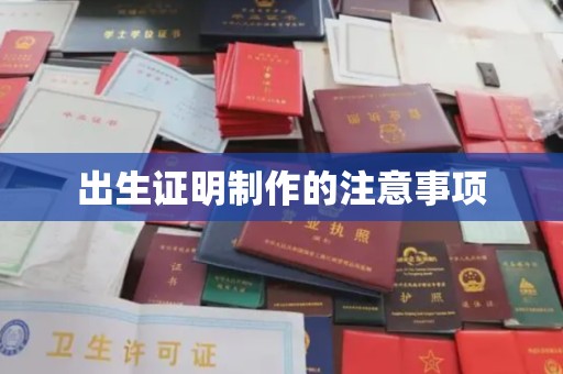 景谷出生证明制作的注意事项